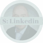 Anonymized LinkedIn profile image of D. M., showing a professional portrait with blurred or hidden details